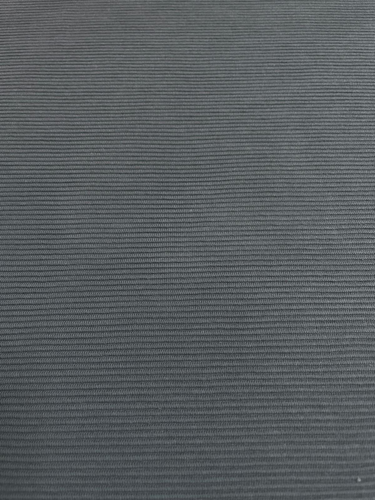 Jersey Ottoman  blau/grau uni